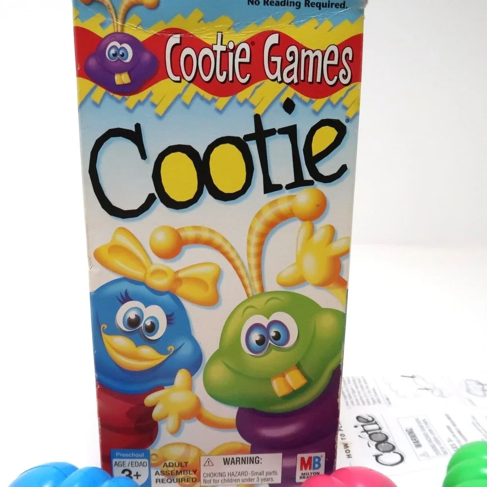 Vintage Original Cootie Game Complete Milton Bradley 1999 Kids Children's 90's